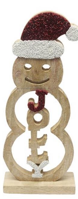 Wooden Snowman Fro Christmas DÃ©cor