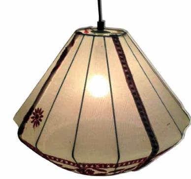 Embroidered Drum Lamp Shade 