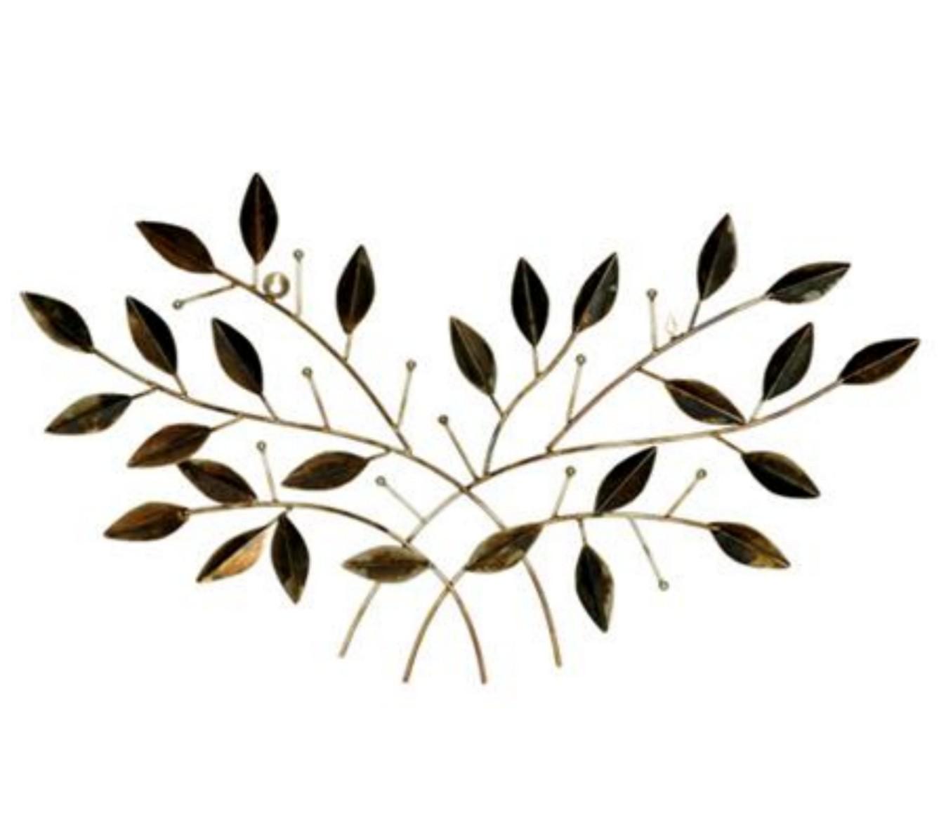 iron wire leaf wall dÃ©cor