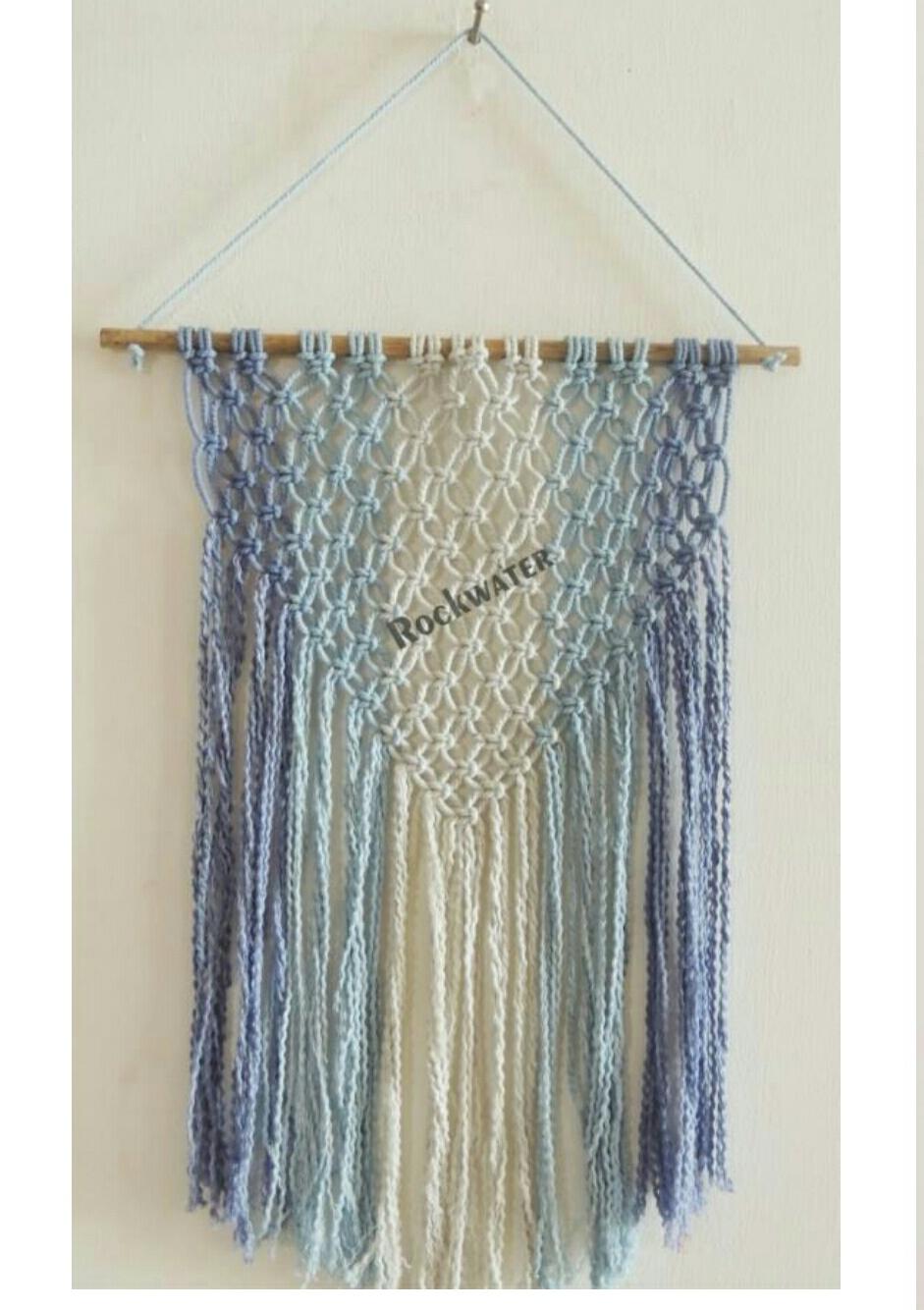 multicolour coastal tone wall hanging
